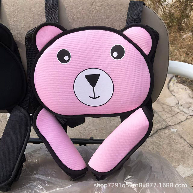 Bear electric motorcycle tricycle children's safety belt elderly scooter children's anti-fall seat with baby fixed protection