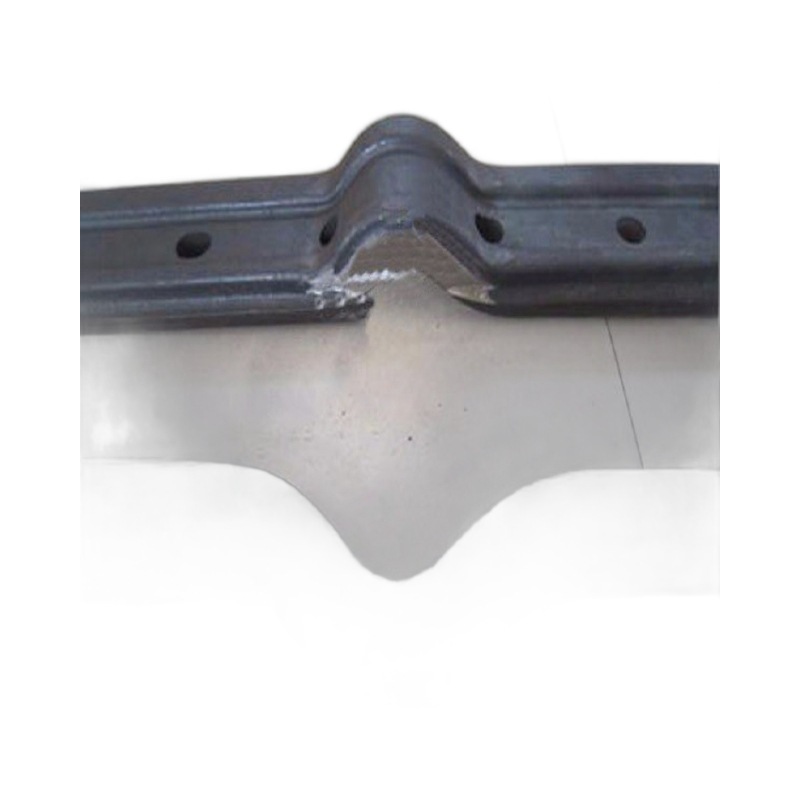 Q235B 12KG riel de acero de doble agujero placa de presión de riel de cauda de pez especial tamaño completo