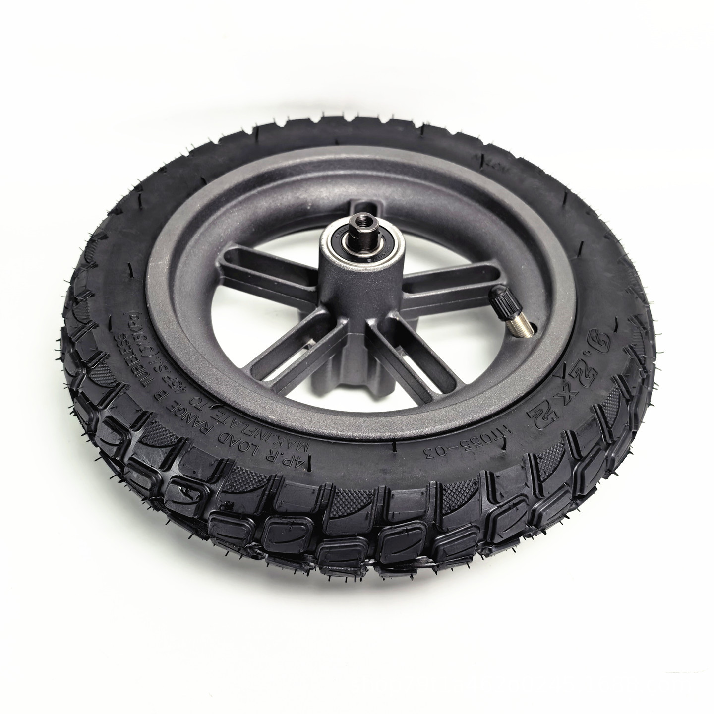 Xiaomi electric scooter enlarged inflatable tire rear wheel assembly 9.2x2 off-road vacuum tire wheel inner and outer tire set