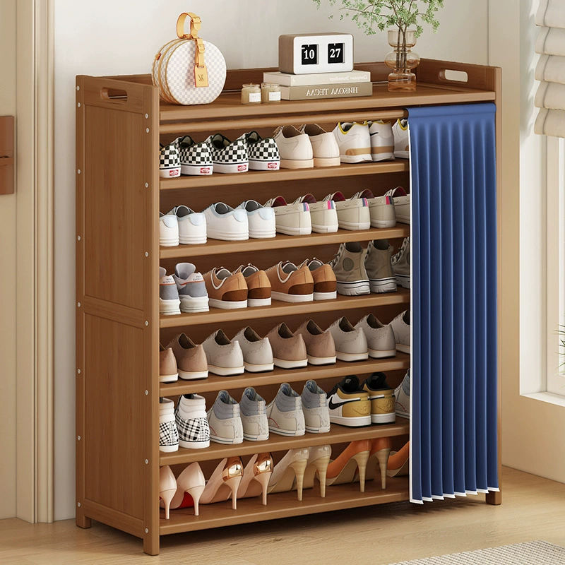 Простая стойка для обуви Общежитие Прокат дома Провинциальное пространство Обувь для хранения артефакт Обувная полка Домашний экономичный пылезащитный шкаф для обуви