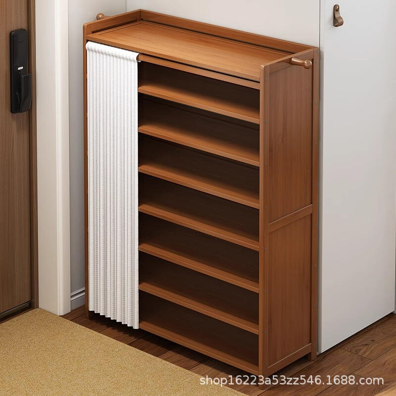 Shoe Rack Home Multi-layer Storage Internet Celebrant Solid Wood Simple Door Shoe Cabinet 2024 Explosions New Strong and Durable Shoe Rack Home Multi-layer Storage Internet Celebrant Solid Wood Simple Door Shoe Cabinet 2024 Explosions New Strong and Durable