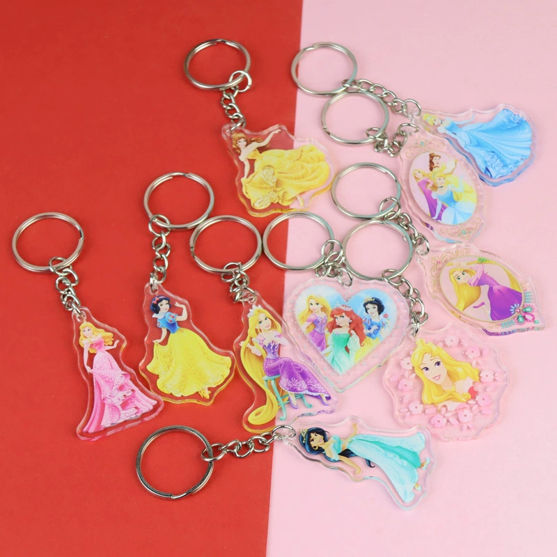 Спящая красавица Золушка белоснежный акриловый брелок в наличии оптом аниме периферийная Студенческая школьная сумка кулон