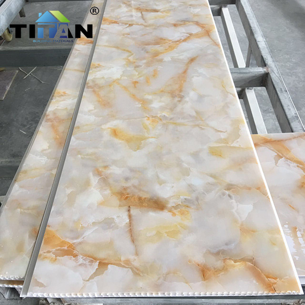 7mm * 25cm medio cóncavo laminado ondulado acabado integrado techo 2,8 kg/panel de pared de pvc cuadrado