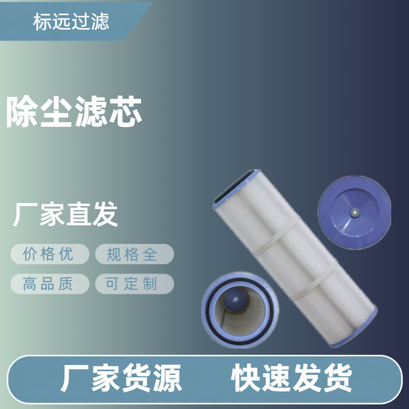 真空上料机除尘滤芯净化空气除尘通风进料过滤器空气滤筒除尘滤筒