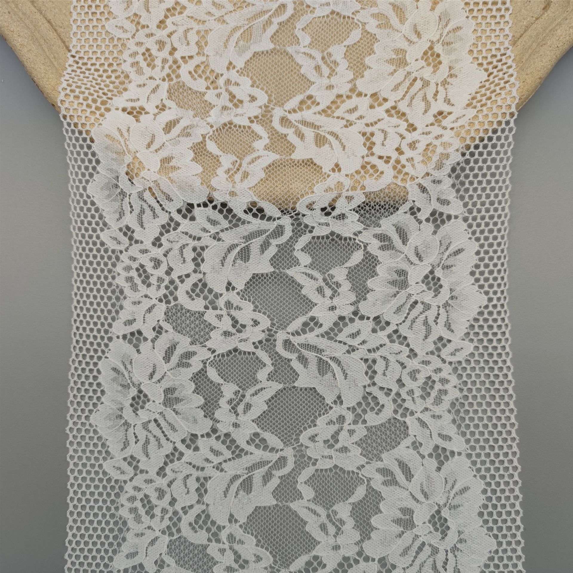 新款22cm精美弹力蕾丝大花边 服装辅料diy蕾丝花边 锦氨弹力花边