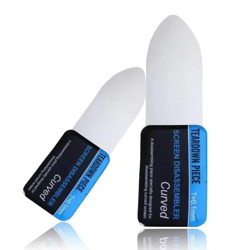 不锈钢拆机撬片 拆手机壳平板框翘片屏幕拆机工具 拆机薄片0.1mm