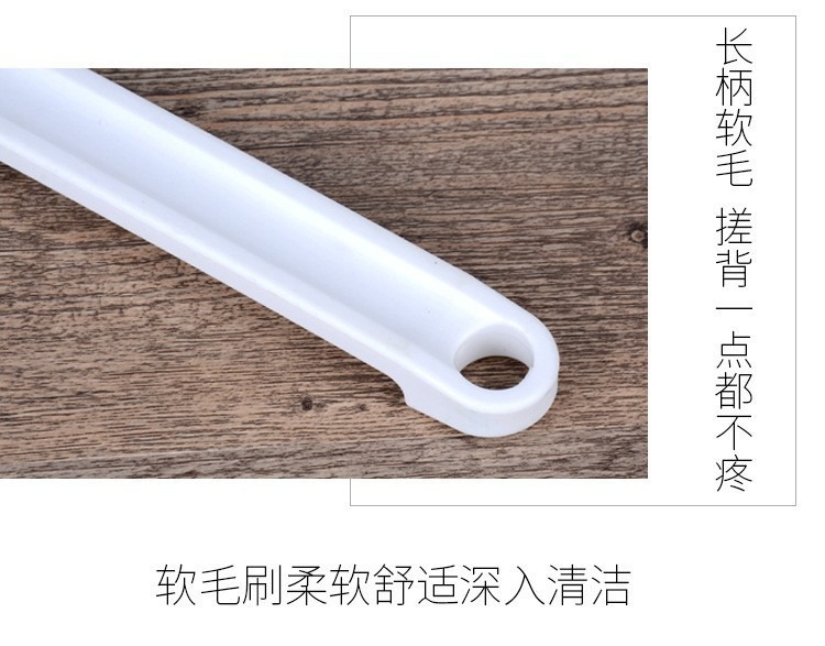 Japanese Style Long Handle Bath Brush Soft Nylon Back Scrubber for Full Body Shower Use quality and texture