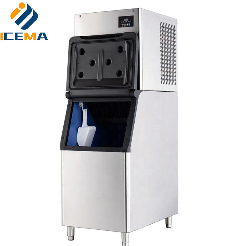 制冰机 商业奶茶店酒吧KTV 不同型号家用 全自动方冰制冰机 方形