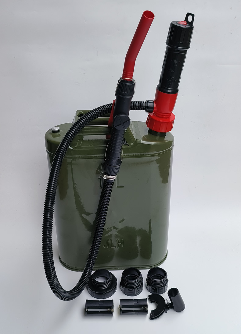 Cross-Border Temu Detachable Electric Water Pump Oil Suction Pipe Portable Electric Oil Pump Self-Driving Gasoline Hose Transfer