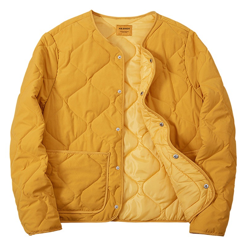 Plus tamaño de los hombres de moda de invierno acolchado extra grande Forro cálido Chaqueta de algodón acolchado ameikaji Chaqueta de algodón acolchado