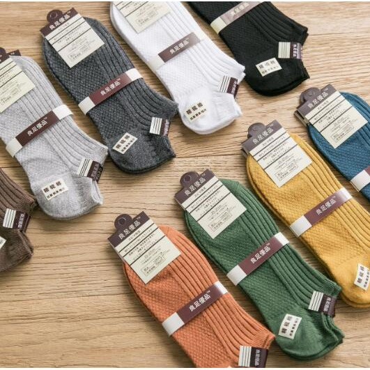Socks for Men and Women, Short Socks, Boat Socks, Cotton Socks, Sweat-Absorbent Spring and Summer Thin Breathable Low-Cut Hidden Sports Trendy Socks Manufacturer Wholesale