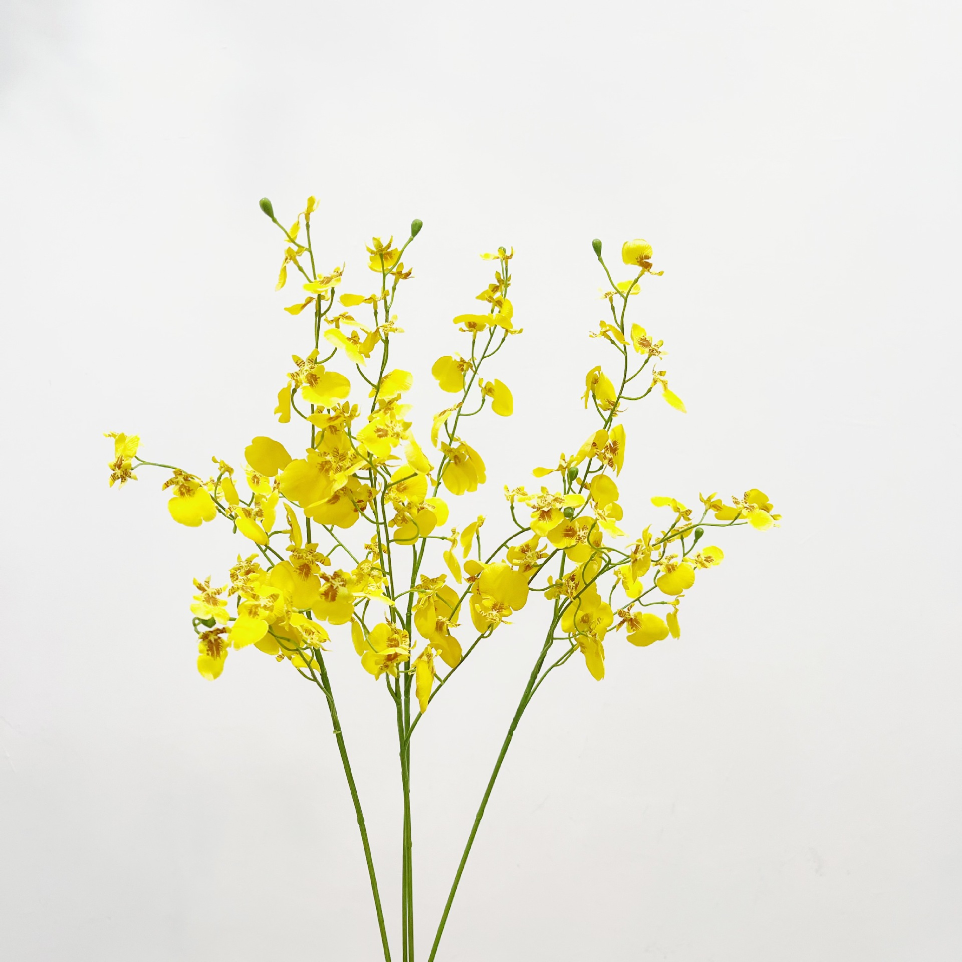 양 춤 난초 Wenxinlan 4 포크 동적 공작 춤 난초 시뮬레이션 꽃 웨딩 사진 홈 장식 포함