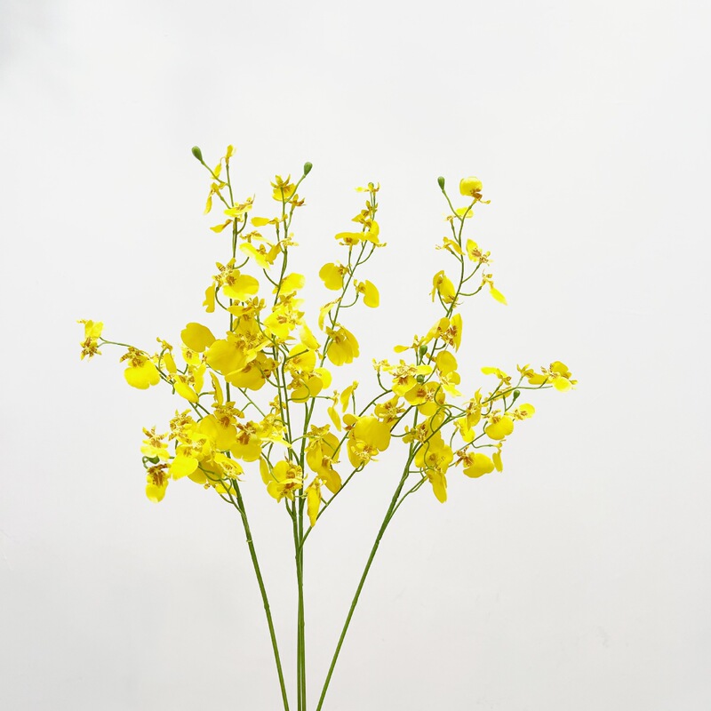 Containing Yang Dancing Orchid Wenxinlan 4 Fork Dynamic Peacock Dancing Orchid Simulation Flower Wedding Photography Home Decoration