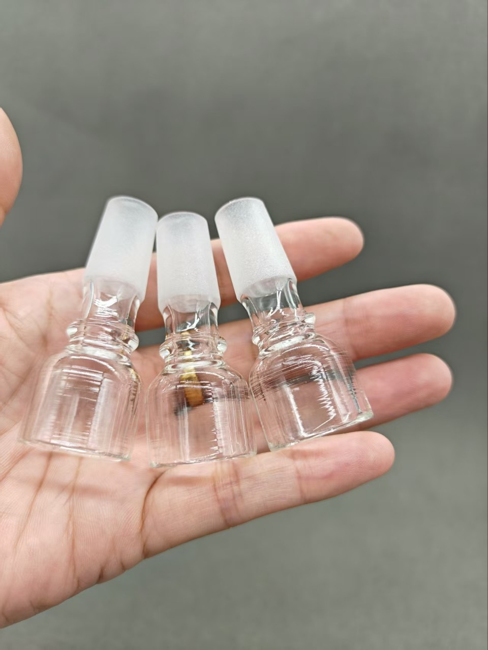 Cross-Border Hot Selling High Borosilicate Glass Pipe 14mm Round Bowl Pipe