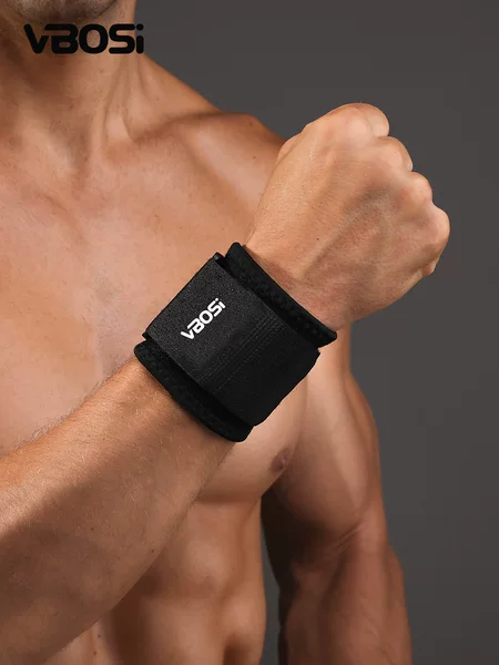 Adjustable, self-adhesive wrist brace for outdoor sports, badminton, basketball, tendon sheath wrist support, wholesale from manufacturer, in stock