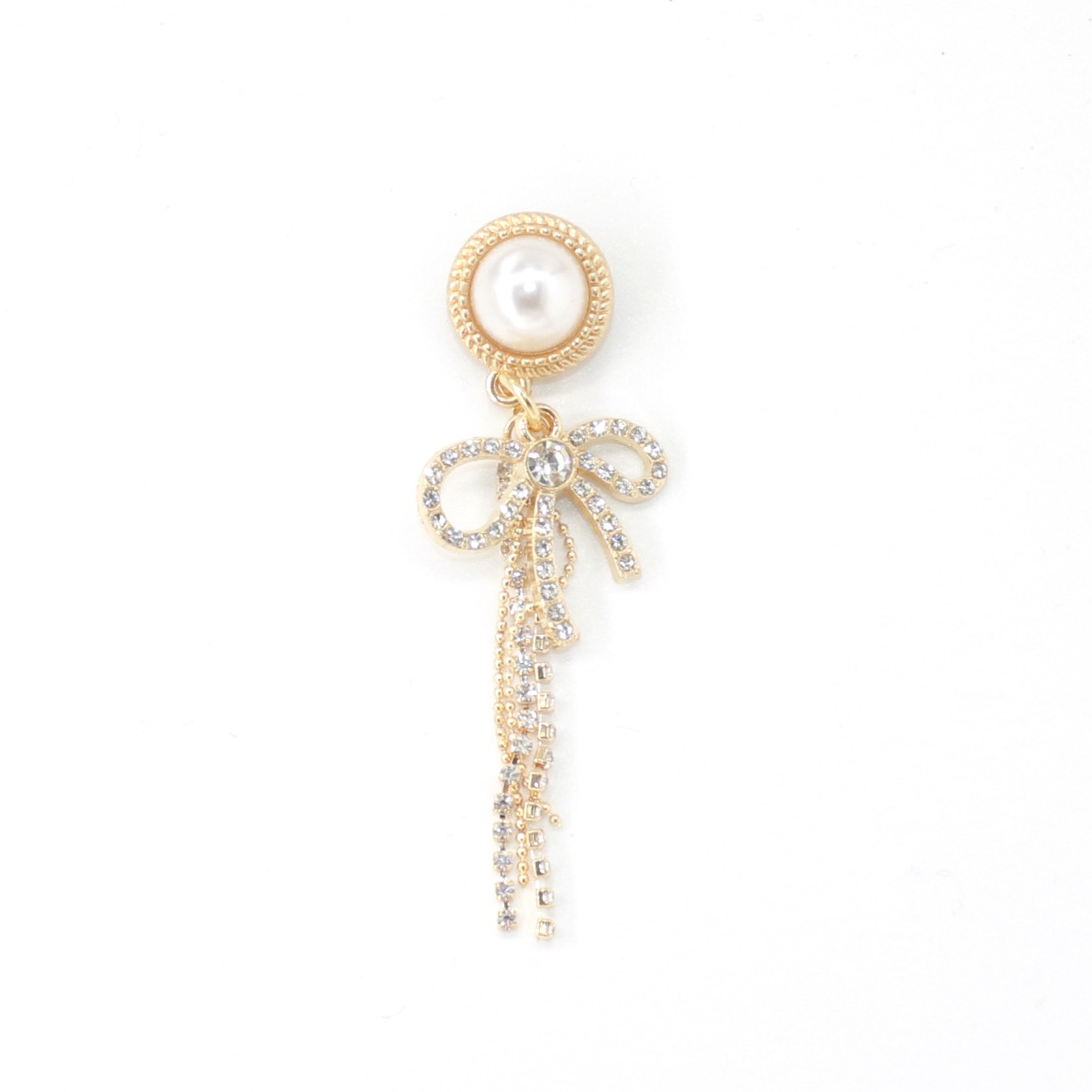 Spring brooch with bow
