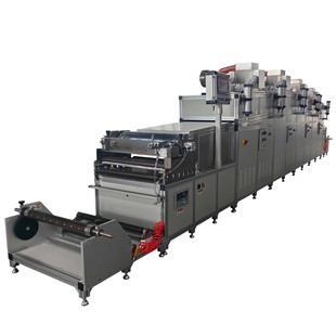 New Automatic Flow Coater Customized Width Customized Arc Drying Channel