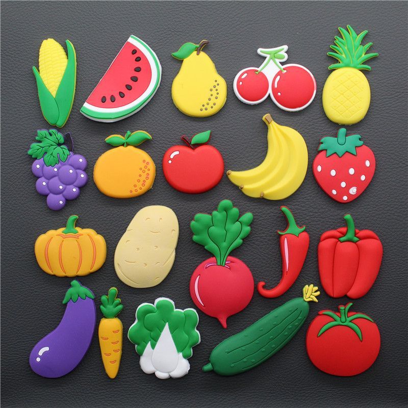 Pegatinas magnéticas pegatinas de refrigerador pegatinas creativas dibujos animados lindos un conjunto de automóviles pegatinas de educación temprana para niños antichoque