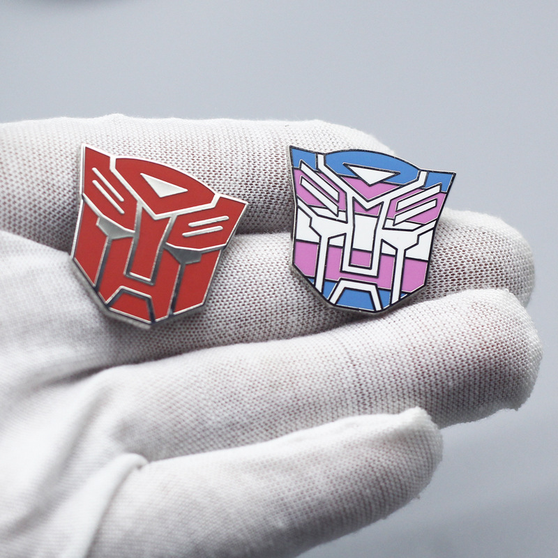Transformers Autobot Movie Brooch Enamel Pin Backpack Accessories Decorative Badge