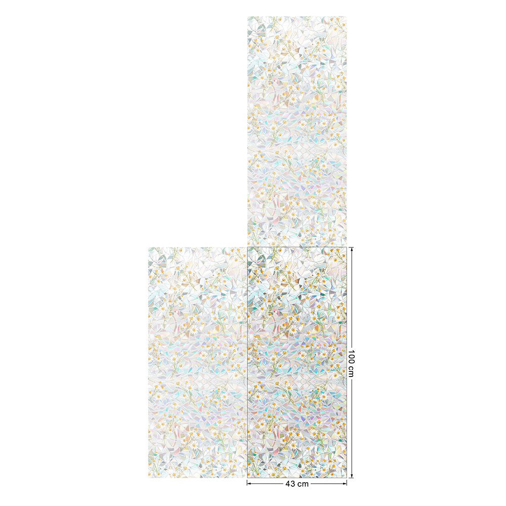 140g Weight Glass paster Home Textiles & Decor Type PVC Material Leaf Pattern Casual, Pastoral Style Casual Pastoral Leaf PVC Glass Paster Wall Art 94