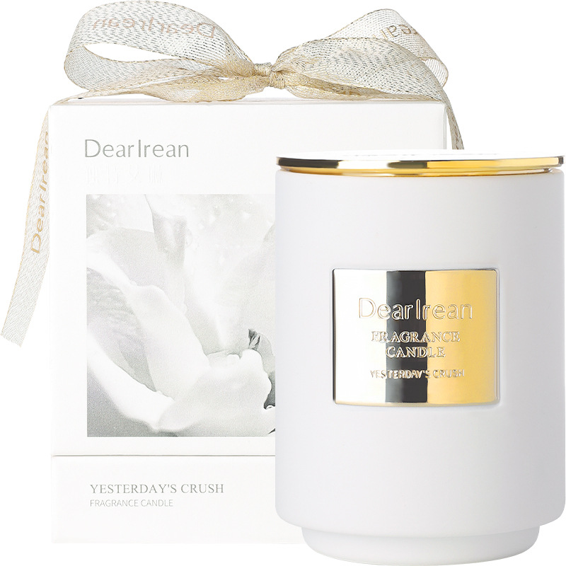 Doftljus av vax i presentask för hemmet och sovrummet_voghion.com