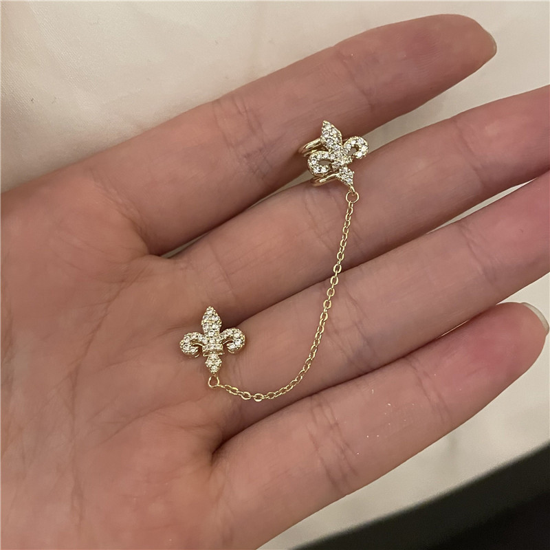 Korean Style Geometric Cross Earrings display picture 8