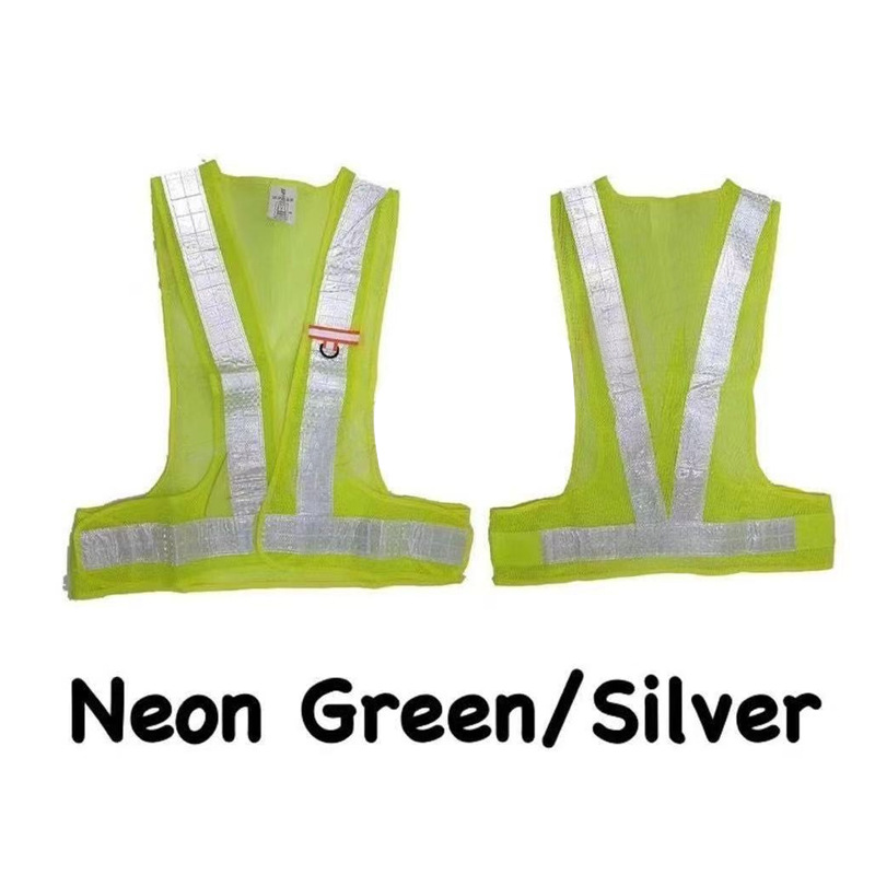 Cross-border multi-bolsillos tela de malla triangular chaleco reflectante V ciclismo ropa reflectante sitio de construcción protección de seguridad especial al aire libre