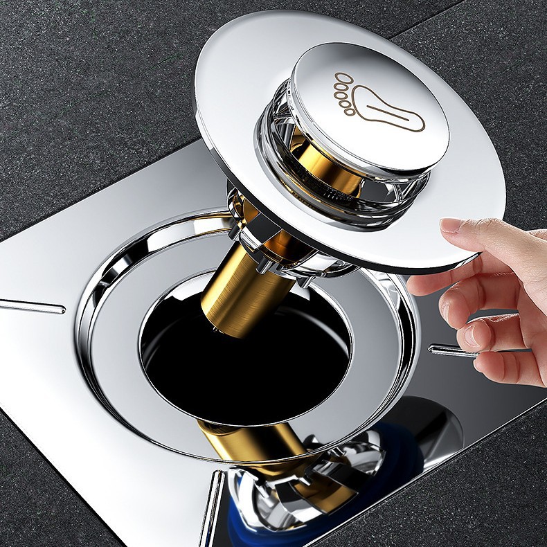 Tapón de drenaje universal de acero inoxidable para fregadero, antiolor y antifugas, con doble filtro