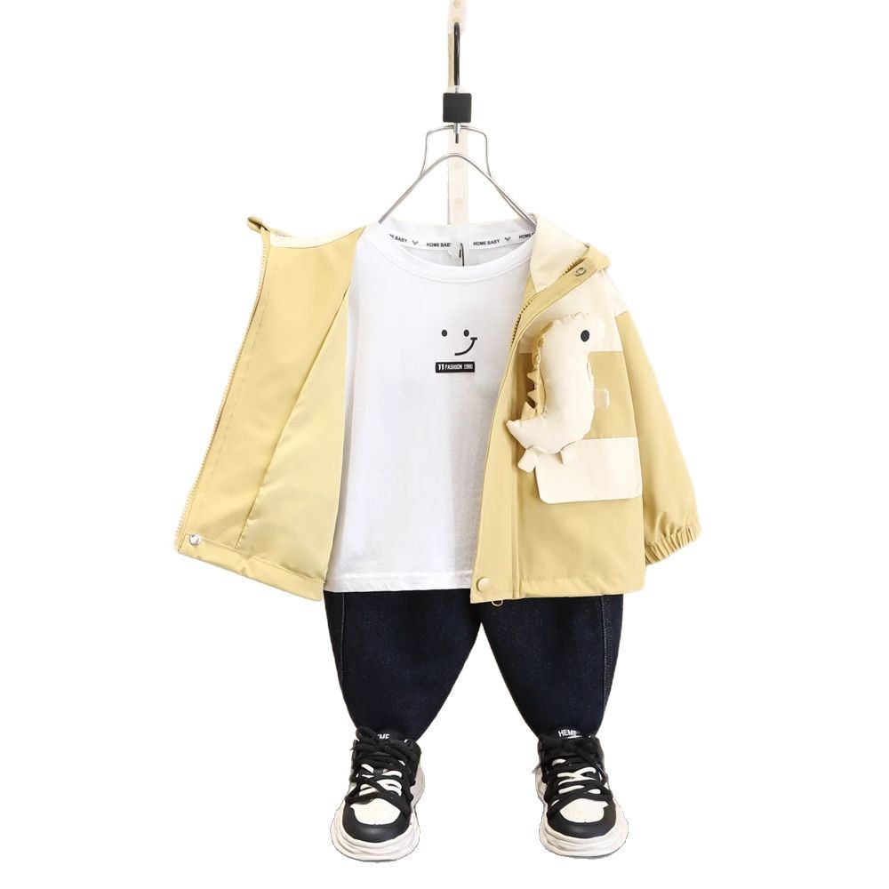 7561 cortavientos para niños para llevar chaqueta de primavera y otoño para niños 2025 nuevo estilo chaqueta casual ropa de chaqueta para niños image 5