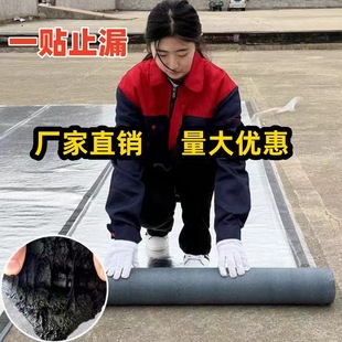 Asphalt Self-Adhesive Sbs Asphalt Waterproofing Membrane Sun Protection Rainproof Roof Leak-Proof Insulation One-Piece Leak-Proof Oil Felt