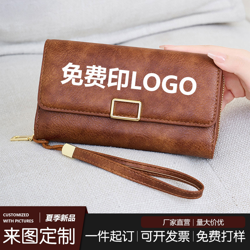 Women's Wallet Multifunctional and Portable 70% off Long Wallet European and American Retro Large Capacity Clutch Bag Men's Custom Printed Logo Women's Wallet Multifunctional and Portable 70% off Long Wallet European and American Retro Large Capacity Clutch Bag Men's Custom Printed Logo