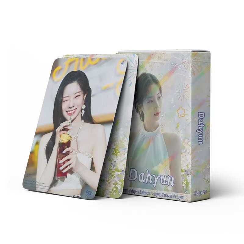 Cadena total, una gran cantidad de stock, 55 hojas de tinta BT SK IVE ATEEZ KPOP, estrellas coreanas alrededor de LOMO