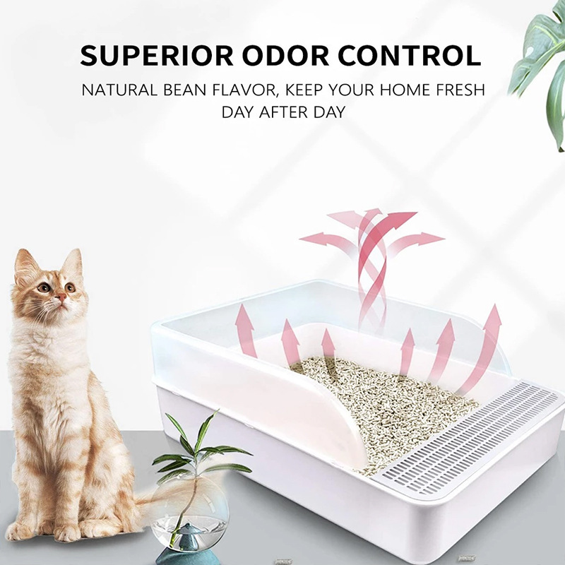 Tofu arena para gatos suministro transfronterizo arena para gatos de Malasia OEM fábrica personalizada Tofu Cat Litter