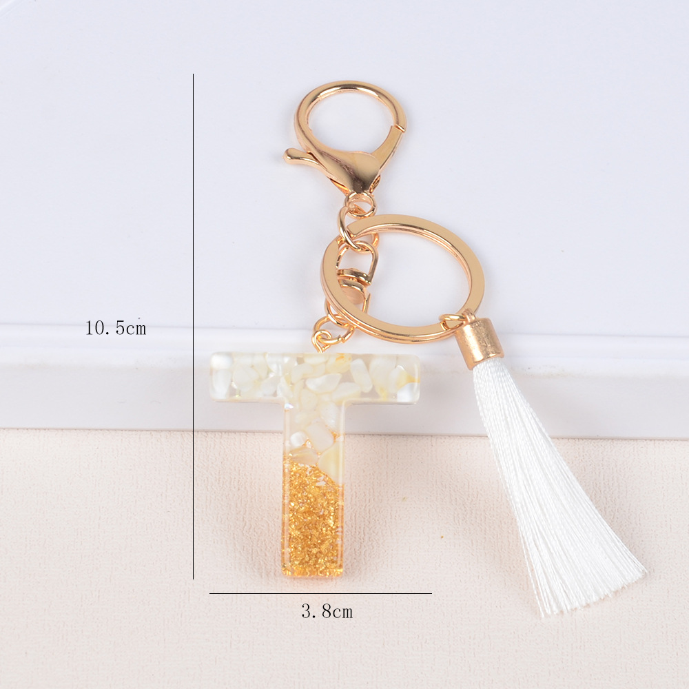 Streetwear Letter Metal Epoxy Bag Pendant Keychain display picture 20