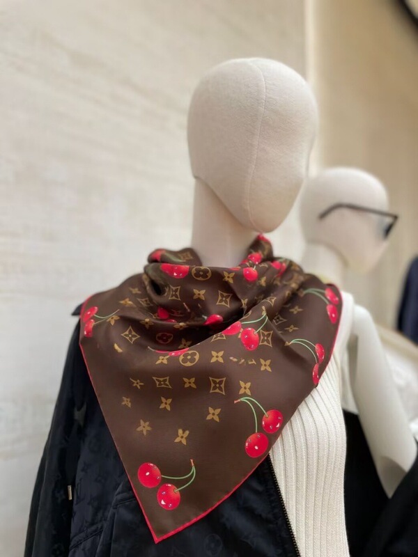 欧阳娜娜村上隆同款樱花大方巾女甜酷辣妹多功能丝巾抹胸防晒围巾|undefined