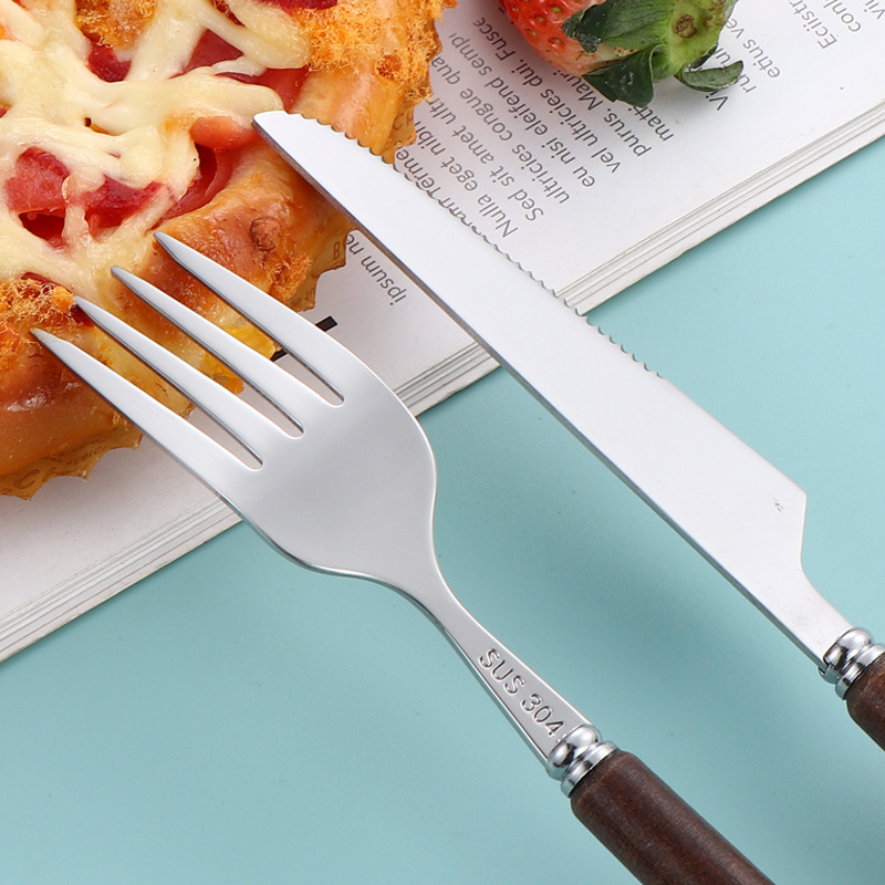 Hot sale 304 cuchillos de acero inoxidable cucharas de té cuchillos de cuchillo de cuchillo