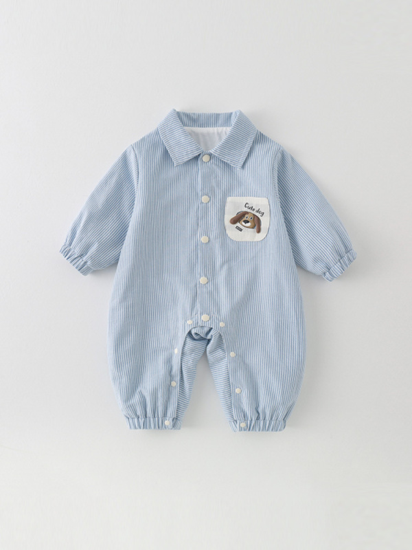 男の子と女の子向けの赤ちゃんの秋の超かわいいジャンプスーツ、生後100日までの赤ちゃんのハイハイ服、漫画の外出用長袖ハーレム|undefined