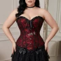 塑身宫廷风corset绑带胸衣