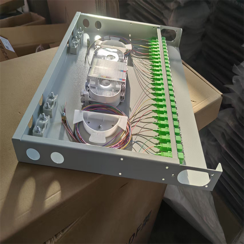 19英寸光纤配线架 多款尺寸24/48口光缆终端盒SC/LC高密度ODF机箱