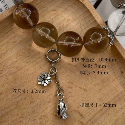 alloy flower tassel pendant: Zərgərlik ara hissələri - bud-chain-tassel-one-piece