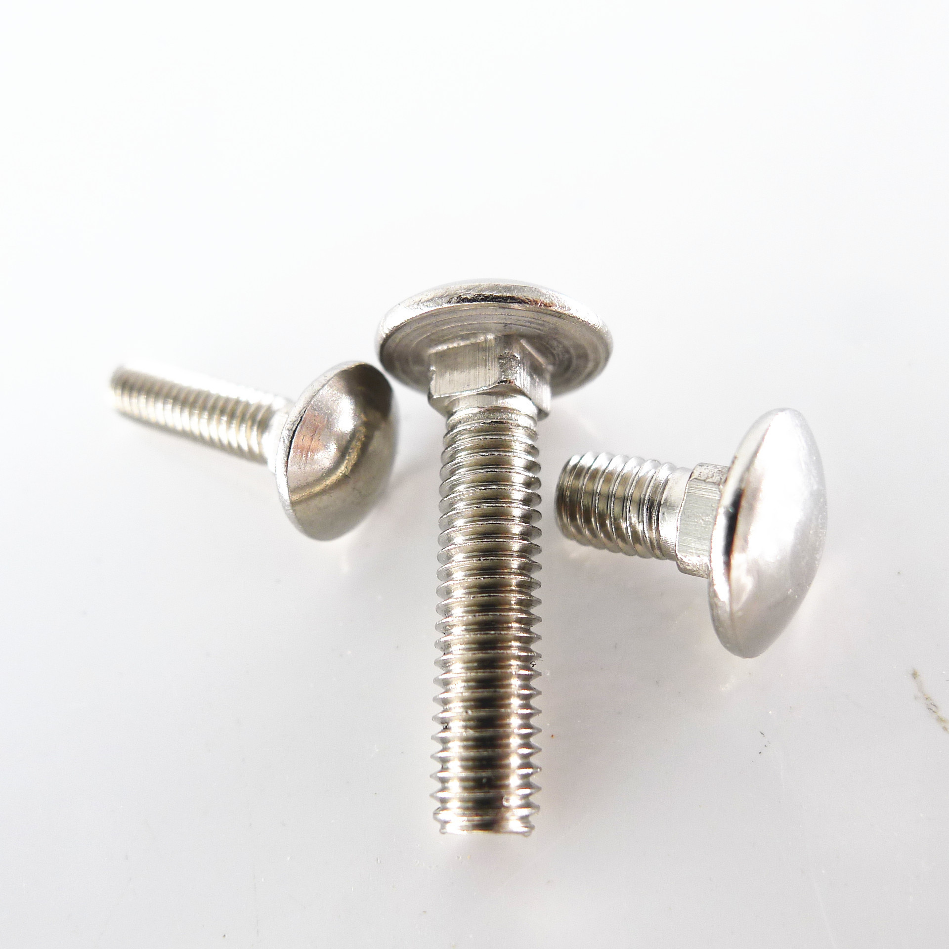 现货供应304不锈钢半圆头马车螺栓M4/5/6/8 GB12货架螺丝方颈螺丝