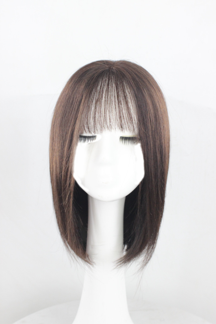 Simulation of large head leather 35CM bangs