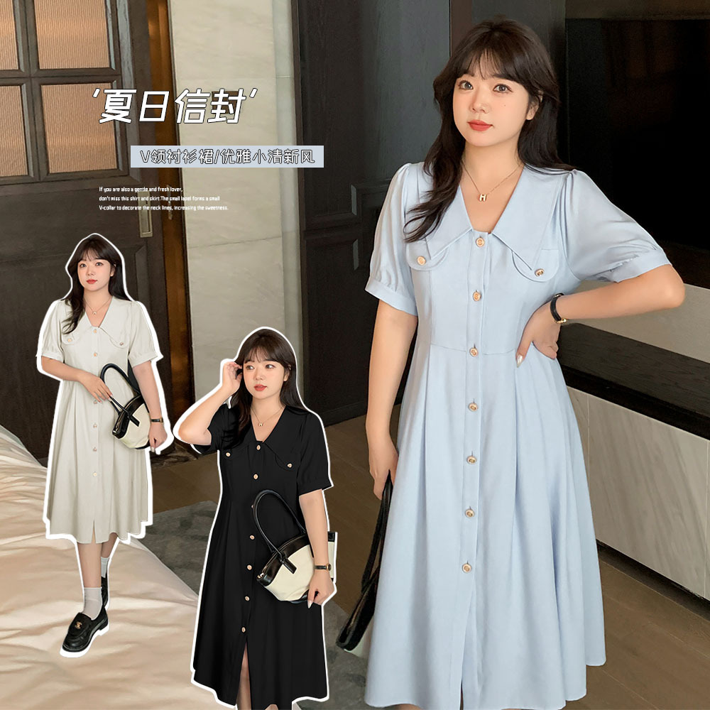  夏  XL-5XL 大きいサイズ ワンピース