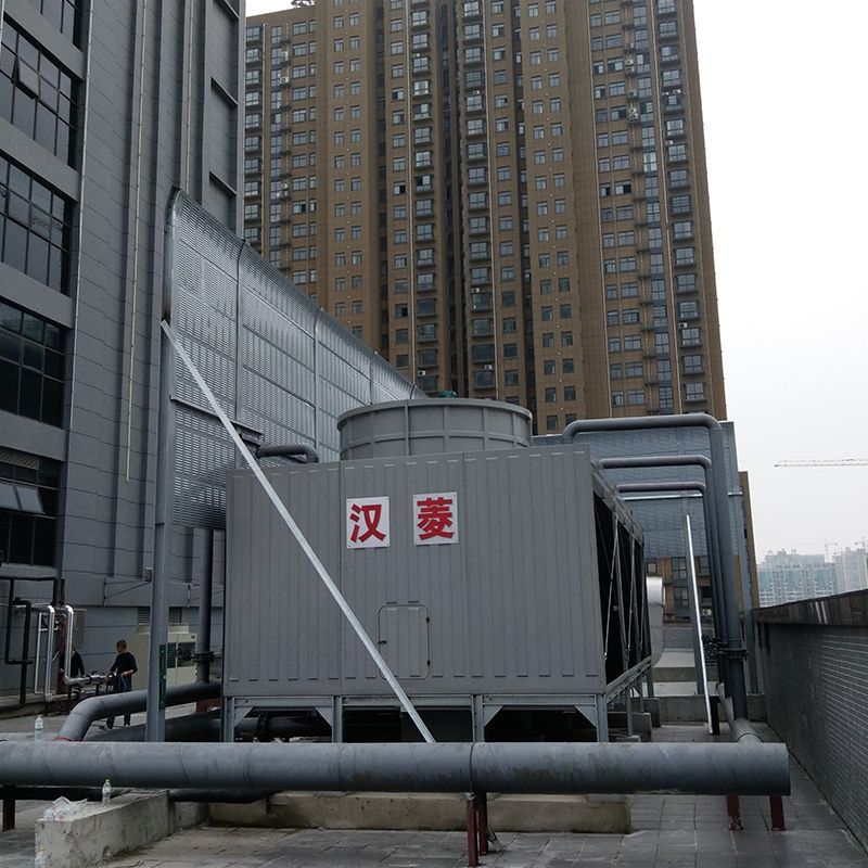 小区酒店大型中央空调机组隔音声屏障工业设备隔音房冷却塔隔音罩