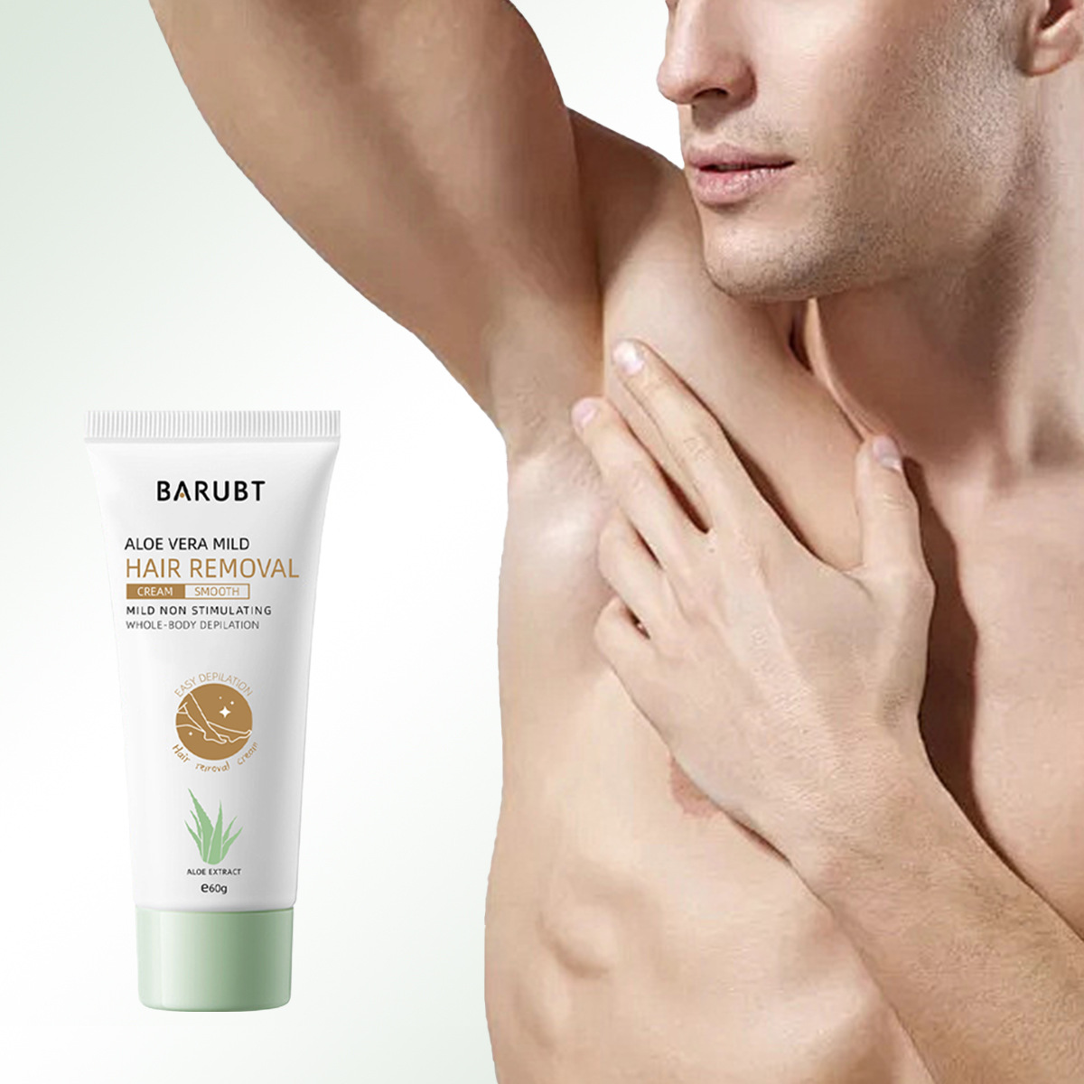 BARUBT Vera Concentrated Cream Anxinjing Pure and Mild Deep Hair Removal without Harming the Skin Aloe Gel_voghion.com