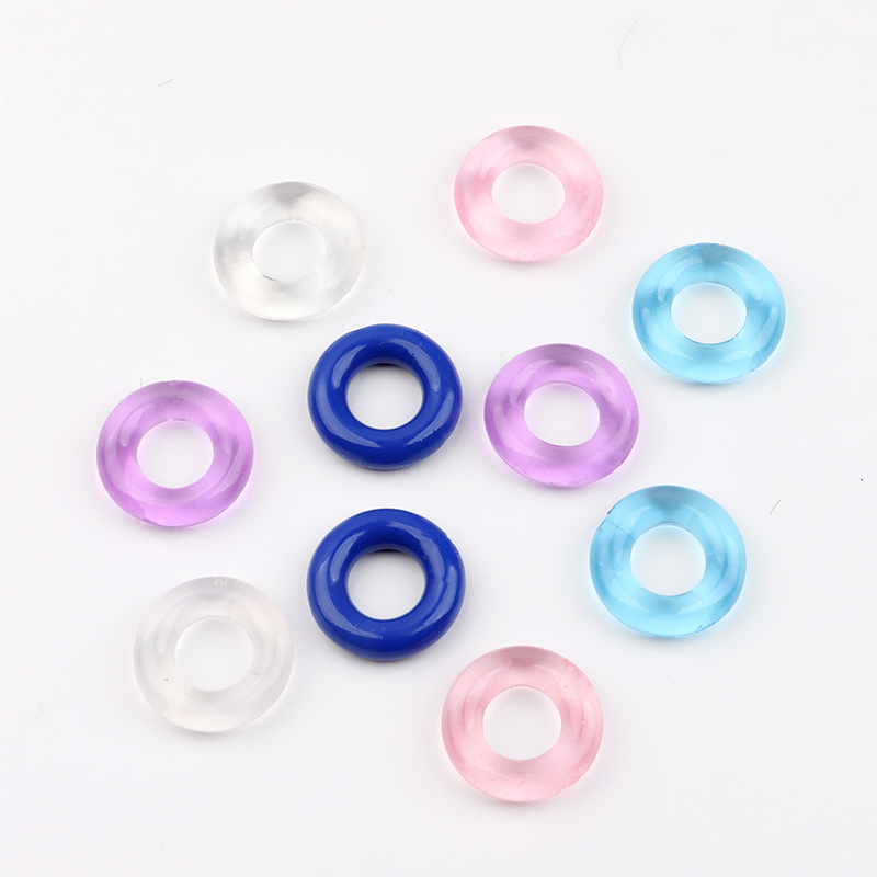 Men’s Locking Delay Ring with Wolf-Tooth Texture, TPE Glans Cover, Slip-on Adult Toy — detail image 4