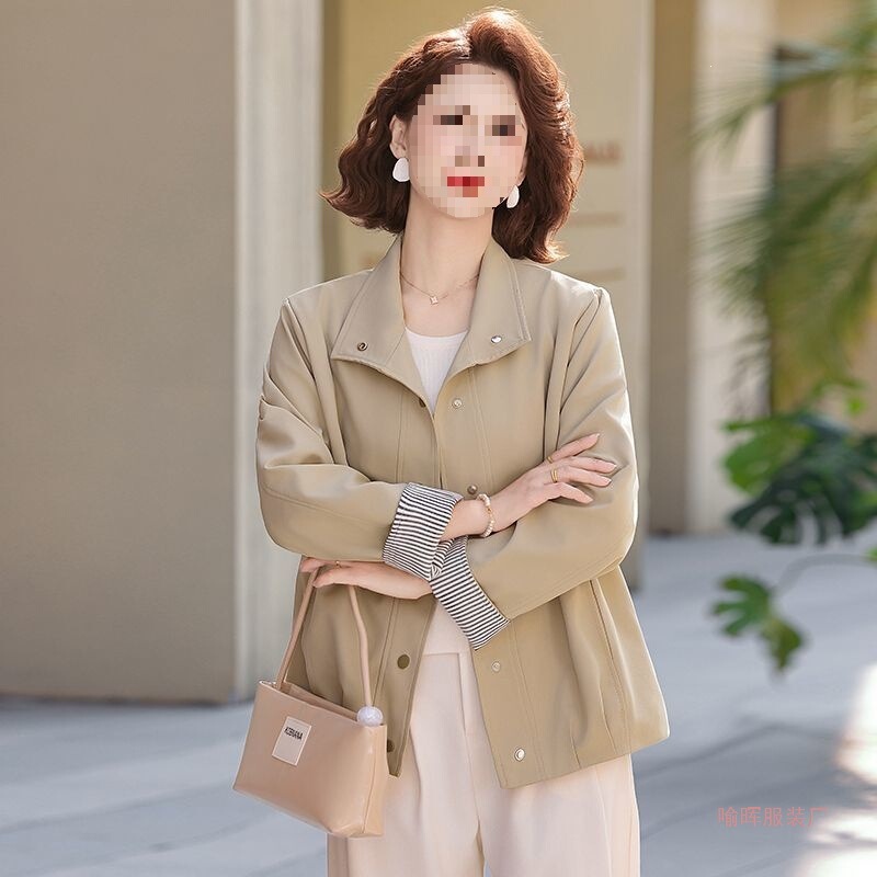 2026 New Spring Fashion for Moms, Elegant and Lightweight Versatile Jacket for Middle-Aged and Elderly Women, Suitable for Daily Commuting