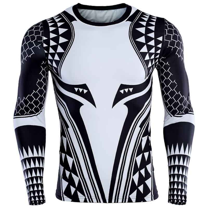 2025 Export Popular Avengers Batman Basketball Sweat-Wicking Quick-Drying Clothing Men's Sports Fitness Long T-Shirt