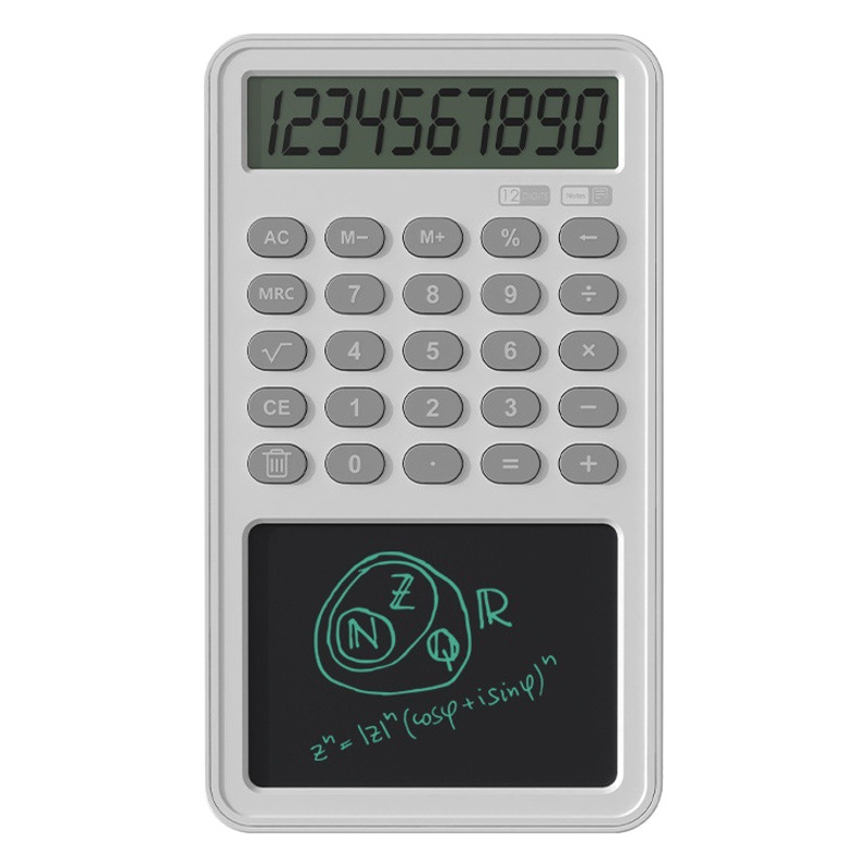 Calculadora de escritura a mano regalo de negocios Oficina portátil LCD tablero de escritura a mano Pantalla de 12 dígitos Calculadora de oficina financiera