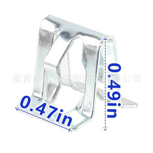 汽车固定内衬板金属卡扣 U型夹片15748479 V型中控台钢夹卡扣卡子